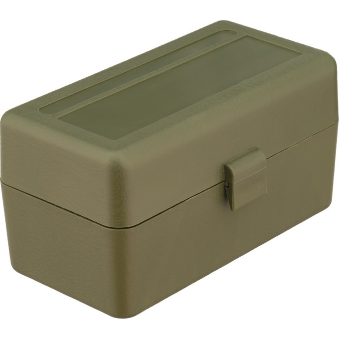 Кейс SHOTTIME BX-908 для 50 патронов 7,62x54R, полипропилен, зелёный ST-BX-908-G